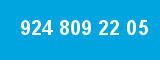 924 809 22 05 924 809 22 05